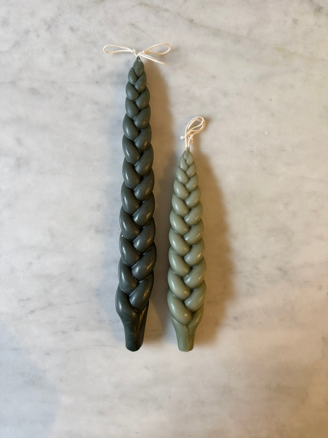 The Plait Candle - Medium Handmade Beeswax
