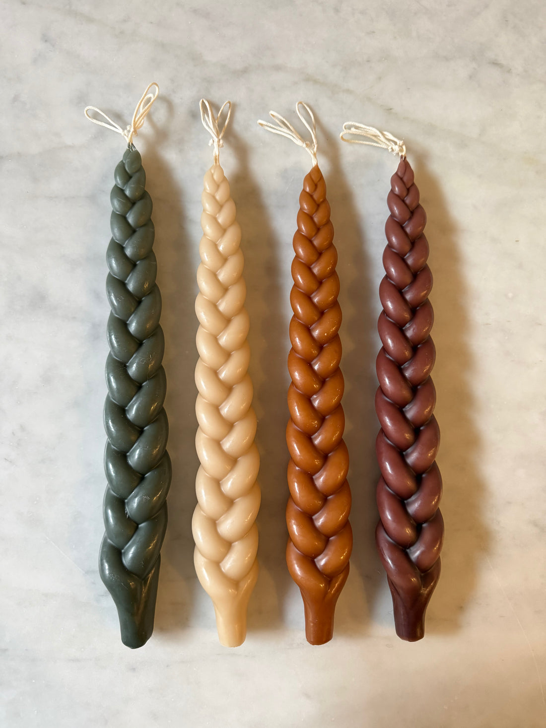 The Plait Candle - Large Handmade Beeswax